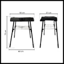 Parrilla Eléctrica Criollo Kanji De 2000w Con 6 Temperaturas Negro