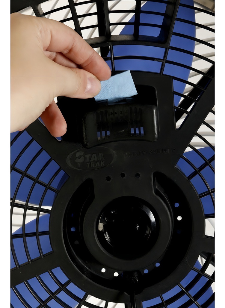 Ventilador De Pie Star Trak 20  Stpg-20 5 Aspas 120w 50.8 Cm Negro Negro Plástico