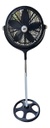 Ventilador De Pie Star Trak 20  Stpg-20 5 Aspas 120w 50.8 Cm Negro Negro Plástico