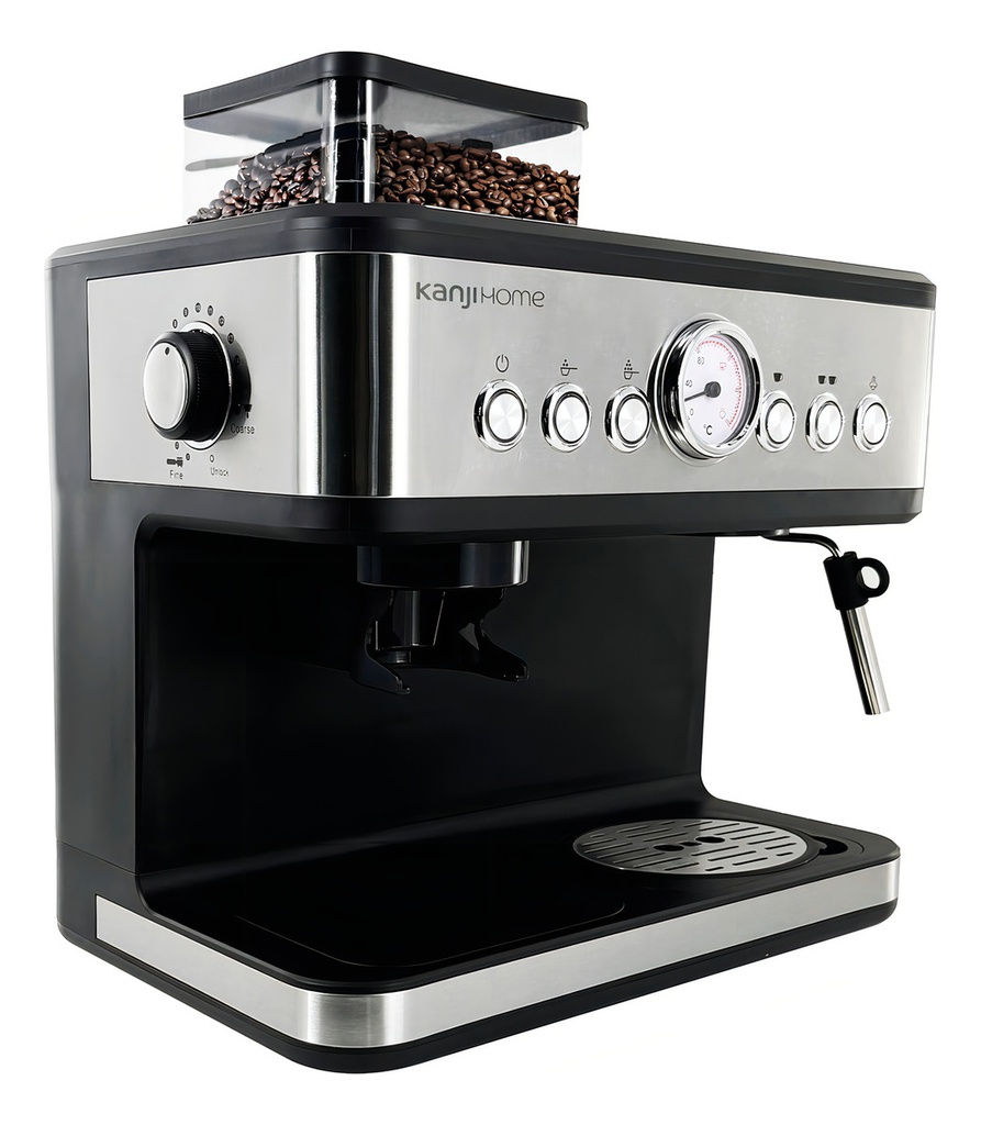 Cafetera Espresso Barista Kanji Kjh- Cfe1000sl 20bares Acero