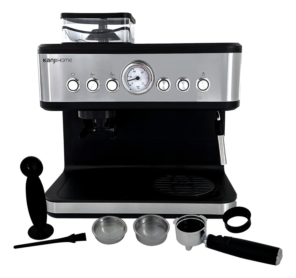 Cafetera Espresso Barista Kanji Kjh- Cfe1000sl 20bares Acero