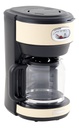 Cafetera De Filtro Westinghouse Blanco Retro 1.25 Lts 1000w Blanco Y Negro