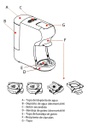 Cafetera Kanji Espresso Kjh-cm1500mc01 0.7l Roja 1500w Rojo