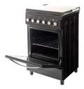 Cocina Eléctrica Kanji Kjh-ekb001v 50cm 4 Anafes Grill Negro - Negro