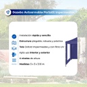 Gazebo Plegable Waggs Gzbo01 3x3mts Autoarmable Impermeable - Azul