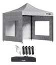 Gazebo Waggs Plegable 3x3mts Impermeable Camuflado Gris - Gris