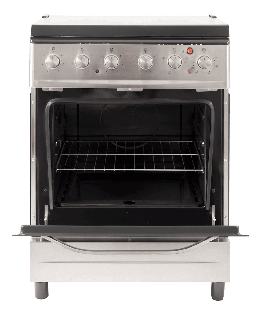 Cocina Electrica Kanjiblack 60cm Kjh-ekxl01v 65l 4 Anafes - Inoxidable