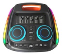 Parlante Kioto Tw4000 Bluetooth Luz Rgb Microfono - Negro