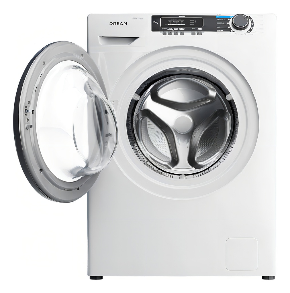 Lavarropas Drean Lfdr0608lb 6kg Carga Frontal Blanco - Blanco
