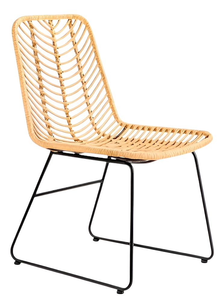 Silla Panuta X4 Tribeca Xds109/be Ratan Sintetico Natural - Natural