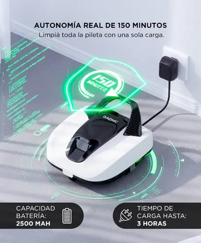 ROBOT LIMPIA PILETAS GADNIC ROBPIL01 INALAMBRICO
