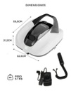 Robot Limpia Piletas Gadnic Inalámbrico Automático Ropbil01 - Blanco