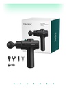 Pistola Masajeadora Gadnic Msj172 Recargable 6 Niveles - Negro