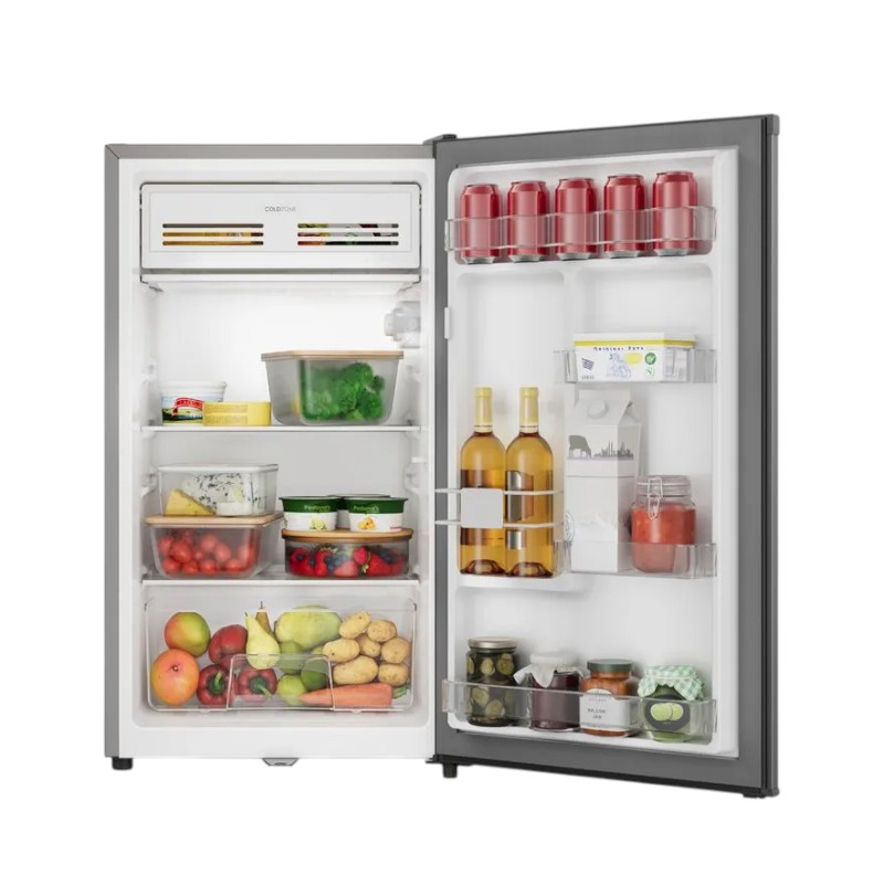 HELADERA MINI BAR HGFM90P 90L FREEZER PLATA