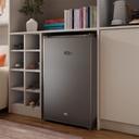 Heladera Frigobar Con Freezer Gafa Hgfm90p 90l Plata Plateado