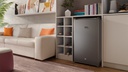 Heladera Frigobar Con Freezer Gafa Hgfm90p 90l Plata Plateado