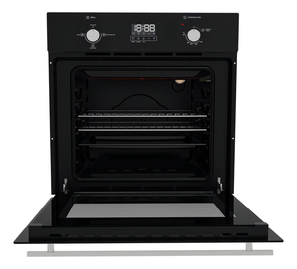 Horno A Gas Drean Hgdr601cn Empotrable 60cm Digital Negro Negro