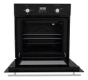 Horno A Gas Drean Hgdr601cn Empotrable 60cm Digital Negro Negro