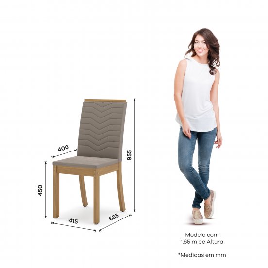 SILLA HENN ISA X4 S11-501 NATURAL/BEIGE