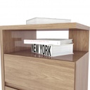 MESA DE LUZ HENN CAMPECHE D07-198 2 CAJONES JEQUITIBA BRILLO