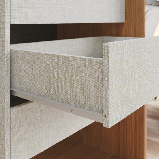 ROPERO HENN VERG D239-166 2 PUERTAS NATURAL/GRIS