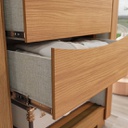 ROPERO HENN MEDELIN D326-127 2 PUERTAS CORREDIZAS NATURAL OFF WHITE