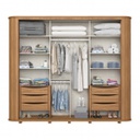 ROPERO HENN MOZZATE D340-202 2 PUERTAS OFF NAT OFF WHITE NEGRO