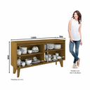 BAHIUT HENN QUARTZO S351-127 4 PUERTAS NATURE OFF WHITE