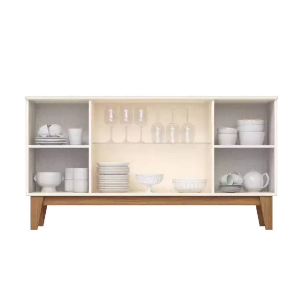 BAHIUT HENN EIFFEL S352-129 4 PUERTAS OFF WHITE NATURE