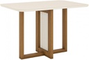 MESA HENN NATALI SC73-127 1.20 C/VIDRIO NATURE/OFF WHITE