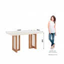 MESA HENN YARA SC79-127 1.60 NATURE/OFF WHITE