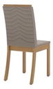 Silla Comedor Henn Isa X4 Und S11-501 Natural Beige Rayas Beige Natural