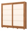 Ropero Henn Medelin D326-127 2 Puertas Natural Off White Beige