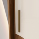 Ropero Henn Talles D335-127 2 Puertas Natural Off White Beige