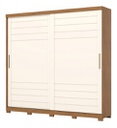 Ropero Henn Cayman D337-127 2 Puertas Natural Off White Nature/off White
