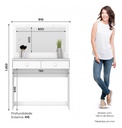 Tocador Henn Daila D908-10 2 Cajones Blanco Blanco