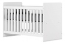 Cuna Henn Labirinto Ia19-10 Baranda Fija Blanca Blanco
