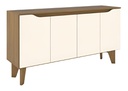 Bahiut Henn Quartzo S351-127 4 Puertas Nature Off White Marrón