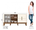 Bahiut Henn Rael S359-129 Off White Nature Blanco