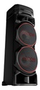 Torre De Sonido LG Xboom Rnc9 1800 Watts Rms Voltaje 240v Negro