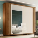 Ropero Henn Mozzate D340-202 2 Puertas Frentes Reversibles Beige