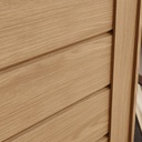 Ropero Henn Cayman D337-128 2 Puertas Natural Nature