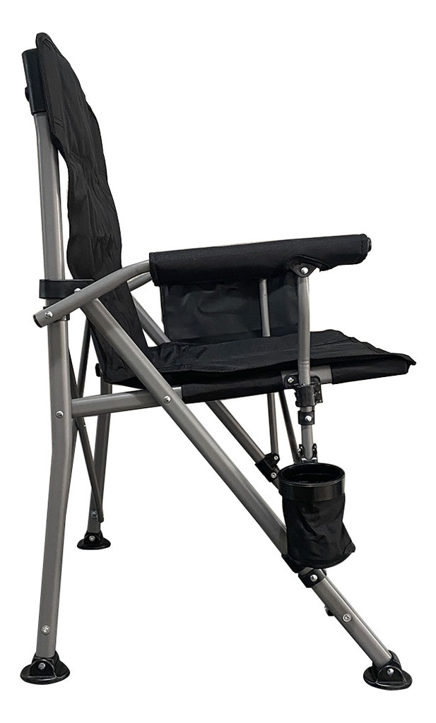 Silla De Camping Crystal Rock Cr17459 Plegable Negro
