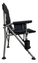 Silla De Camping Crystal Rock Cr17459 Plegable Negro
