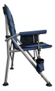 Silla De Camping Crystal Rock Cr17459 Plegable Azul