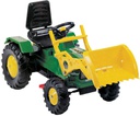 TRACTOR A CADENA BIEMME FARMER 1360 CON PALA Y REMOLQUE ROJO