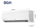 Aire Acondicionado Inverter Bgh 9116 Fg Bsie106wcaw F/c Blanco