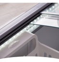 Freezer Exhibidor Inelro Fih-350 Pi Plus 279lts Tapa Vidrio Plateado