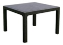 Set Jardin 2 Sillon Nepal + Mesa Alejito Simil Ratan Negro