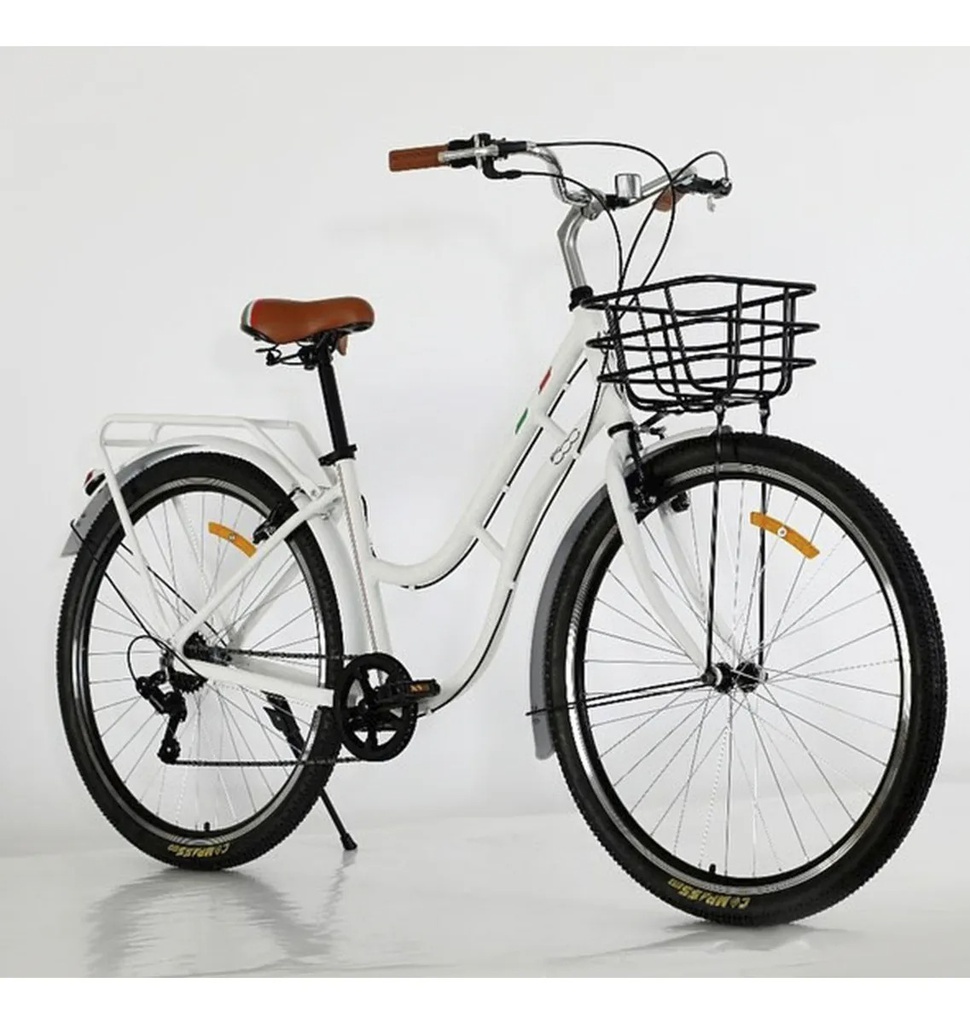 BICICLETA FIAT S12Q R29 7 VEL BLANCA URBANA